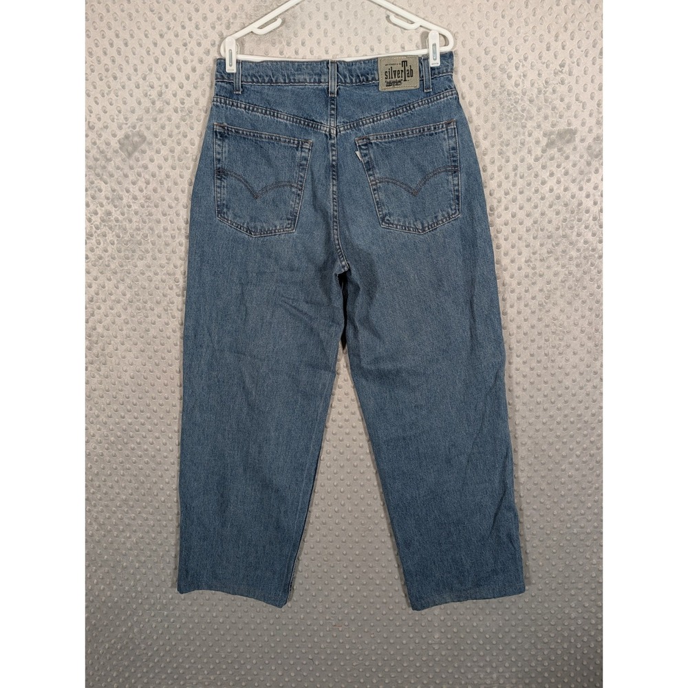VTG Levis SilverTab Jeans Men's 32x30** Baggy Loose Wide Leg 90s Y2K Denim - Picture 7 of 16